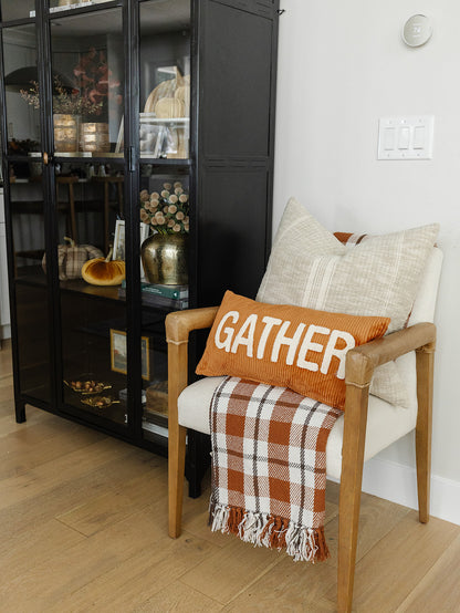 Corduroy Gather Pillow