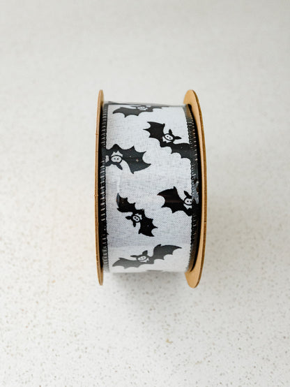 Wired Glittered Bats with Black Back - 2 Widths