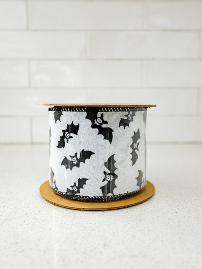 Wired Glittered Bats with Black Back - 2 Widths