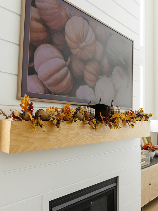 Fall Oak Leaves Garland - 50"