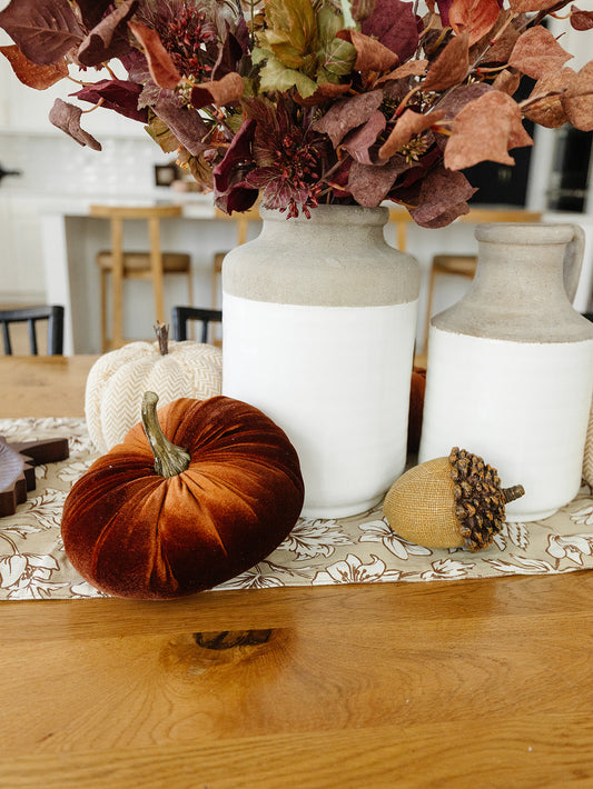 Rust Velvet Pumpkin