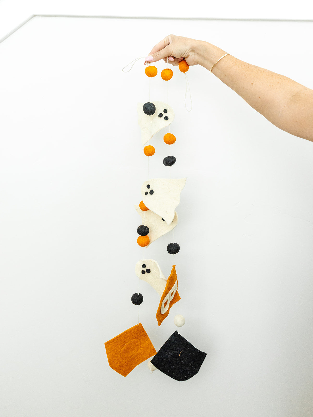 Felt Halloween Boo Garland