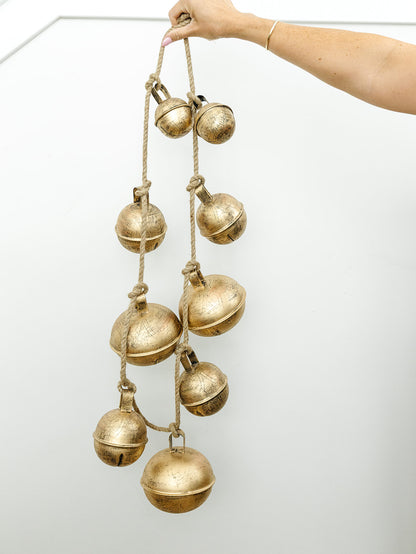 Grand Sleigh Bell Garland - 72"
