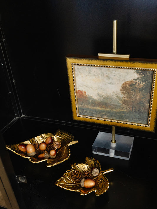 Leaf Brass Tray - 2 Sizes