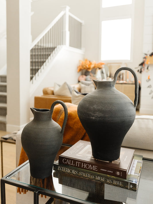 Raven Pitcher Vase - 2 Sizes
