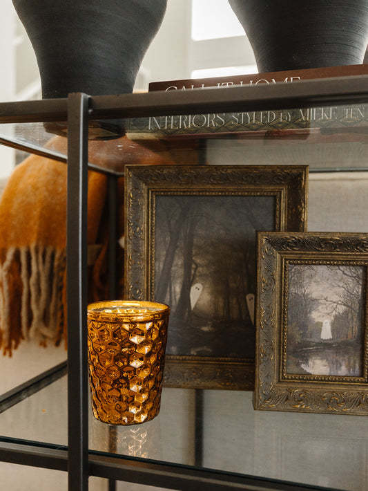 Halloween Peeking Ghost Framed Art