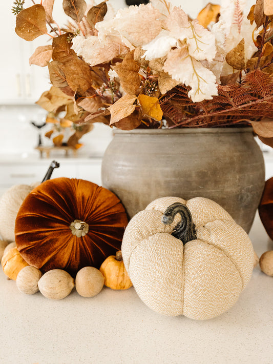 Cream & Tan Pumpkin