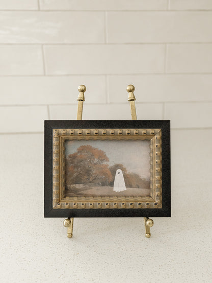 A Ghost in an Autumn Field Framed Art - 2 Sizes
