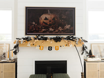 Felt Halloween Boo Garland