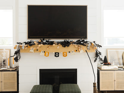 Felt Halloween Boo Garland