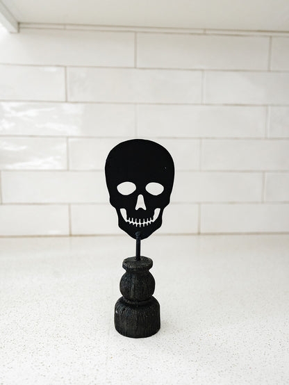 Black Metal Halloween Figure Spindles - 5 Styles