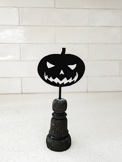 Black Metal Halloween Figure Spindles - 5 Styles