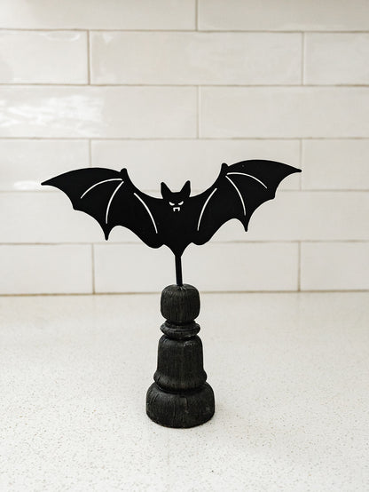 Black Metal Halloween Figure Spindles - 5 Styles