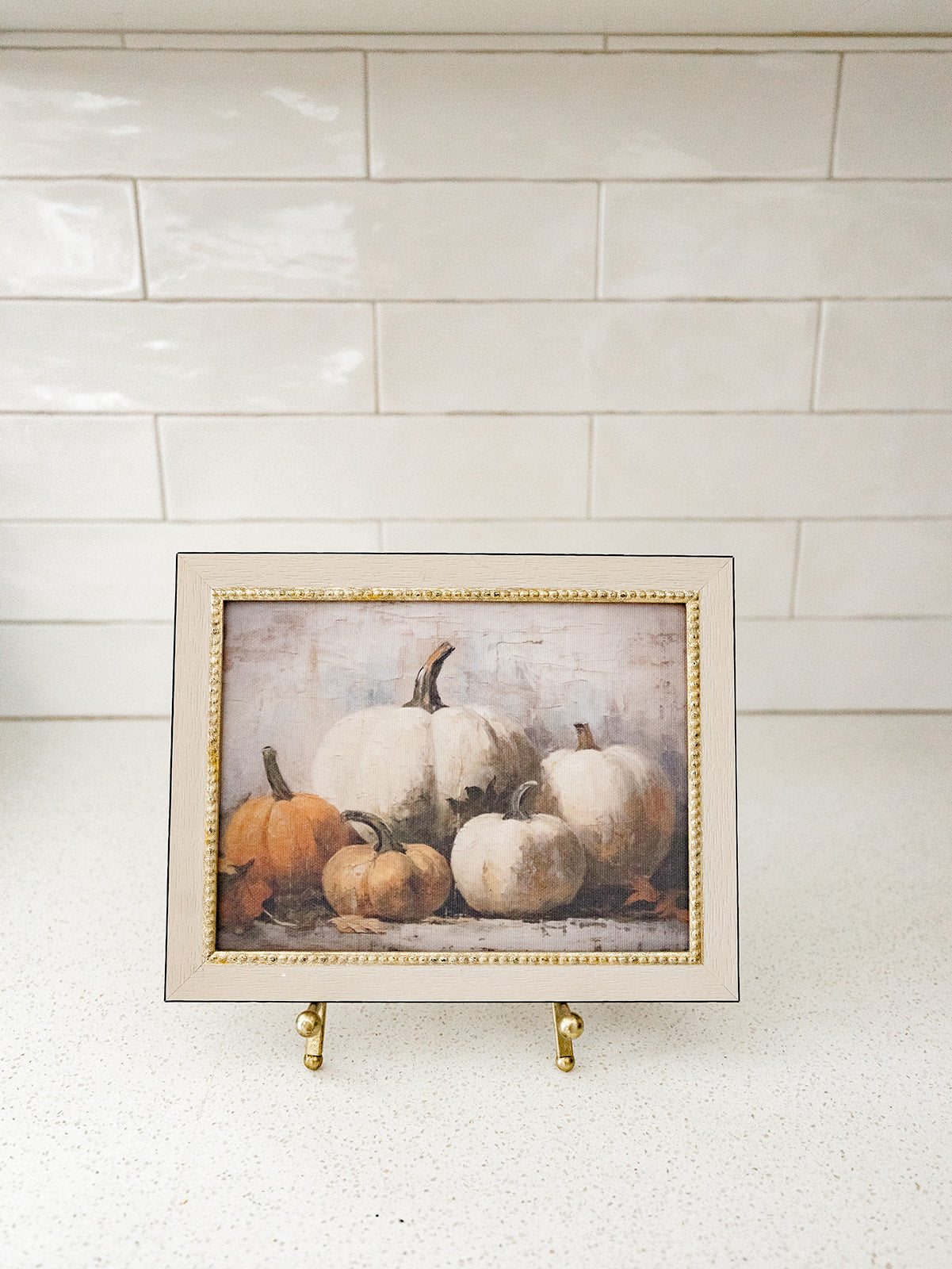 Vintage Pumpkins Framed Art - 3 Sizes