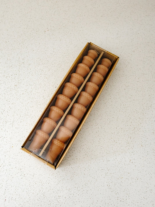 Acorn Taper Candle Set