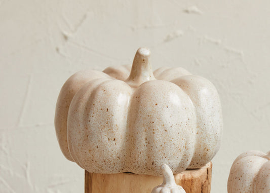 Stoneware pumpkin