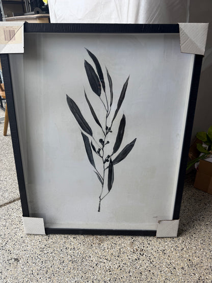 New Art - 26x32 glass with frame (local pick up only)