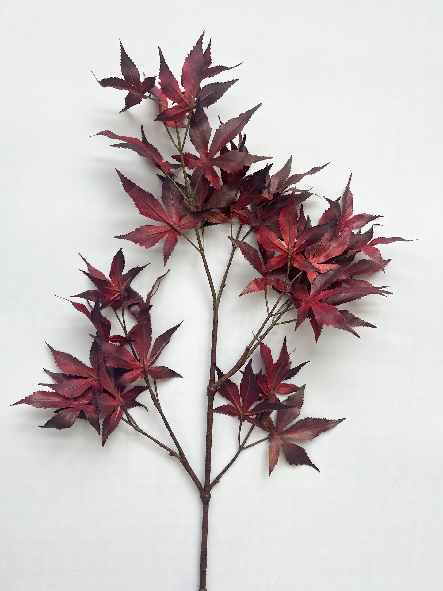 Burgundy Maple Leaf Spray - 42"