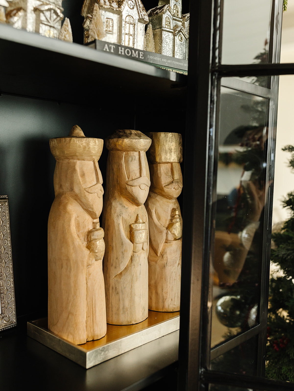 Hand Carved Mango Wise Men Set of 3 - 15”