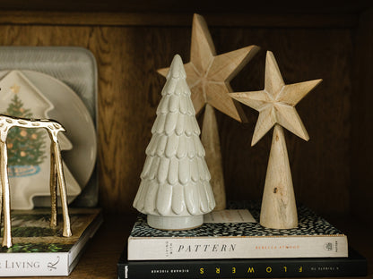 Stoneware Tree with Glaze