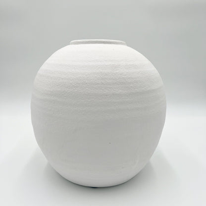 Gia White Cement Vase - Two sizes available