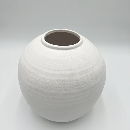 Gia White Cement Vase - Two sizes available