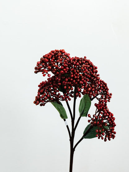 Sedum Spray in Red - 16”