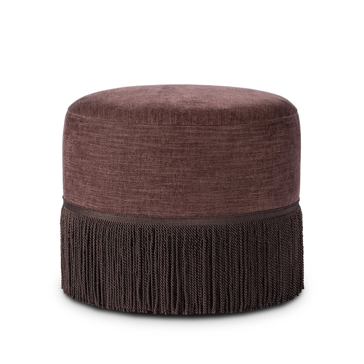 Sinclair Fringe Ottoman - 20.75"w x 20.75"d x 18.00"h