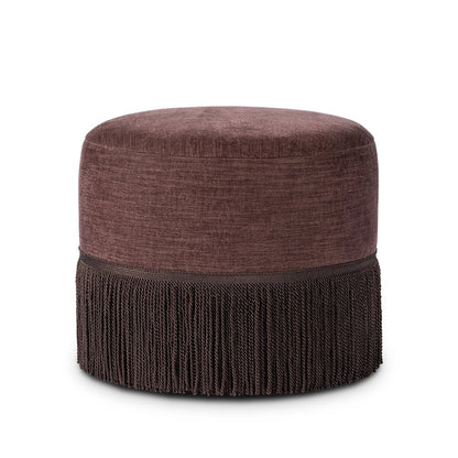 Sinclair Fringe Ottoman - 20.75"w x 20.75"d x 18.00"h