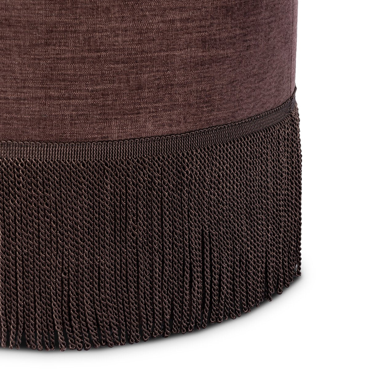 Sinclair Fringe Ottoman - 20.75"w x 20.75"d x 18.00"h