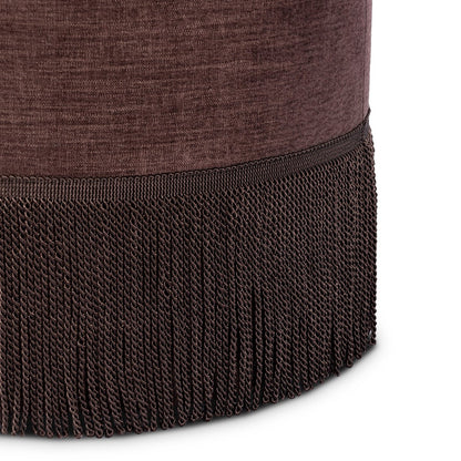 Sinclair Fringe Ottoman - 20.75"w x 20.75"d x 18.00"h