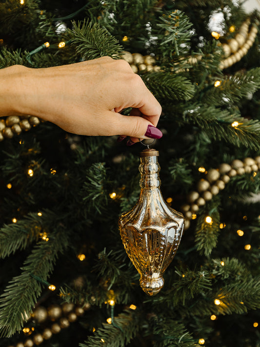 Bronze Mercury Finial Ornament - 6.5"