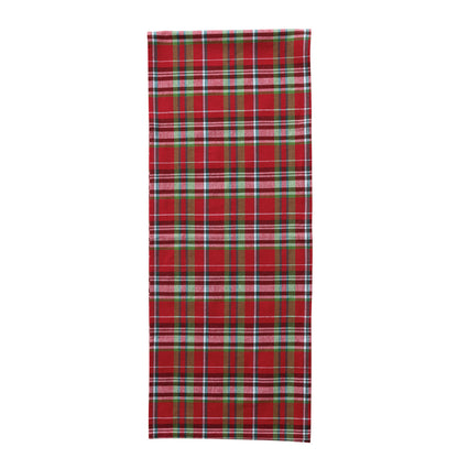 Plaid Woven Table Runner