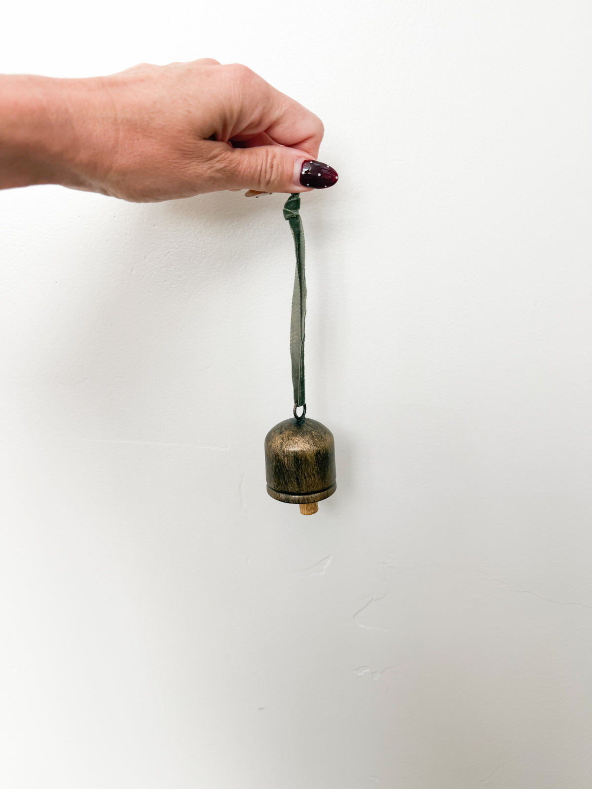 Brass Bell Ornament - "3x2"