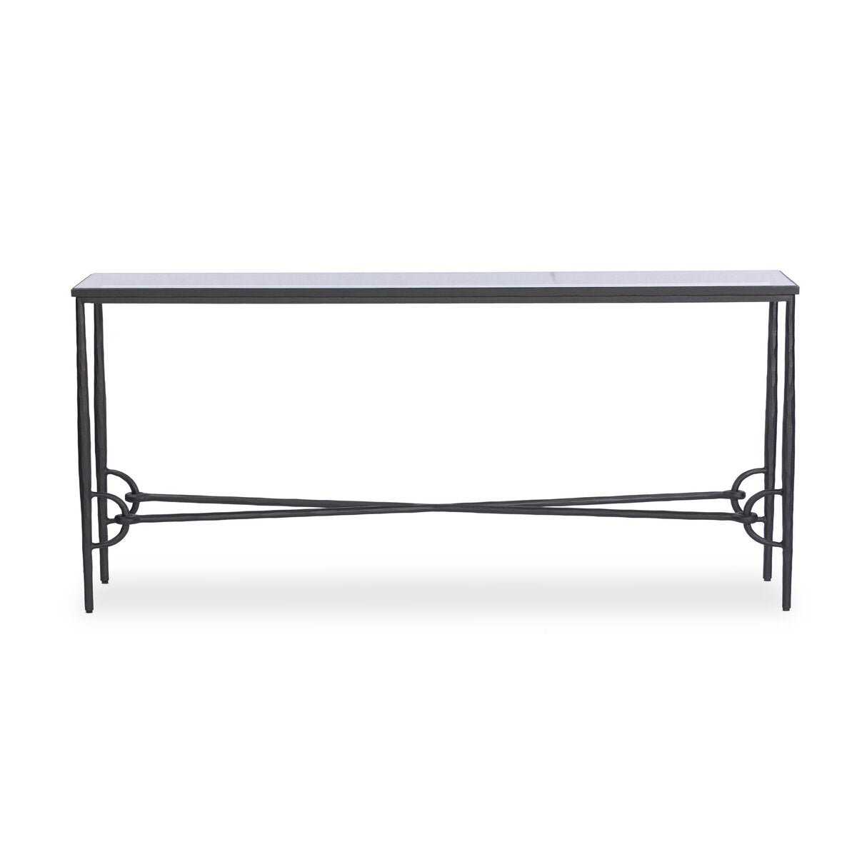 Iron & Glass Console - 70.00"w x 16.00"d x 32.00"h