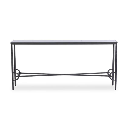 Iron & Glass Console - 70.00"w x 16.00"d x 32.00"h