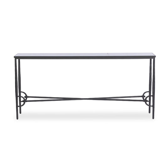 Iron & Glass Console - 70.00"w x 16.00"d x 32.00"h