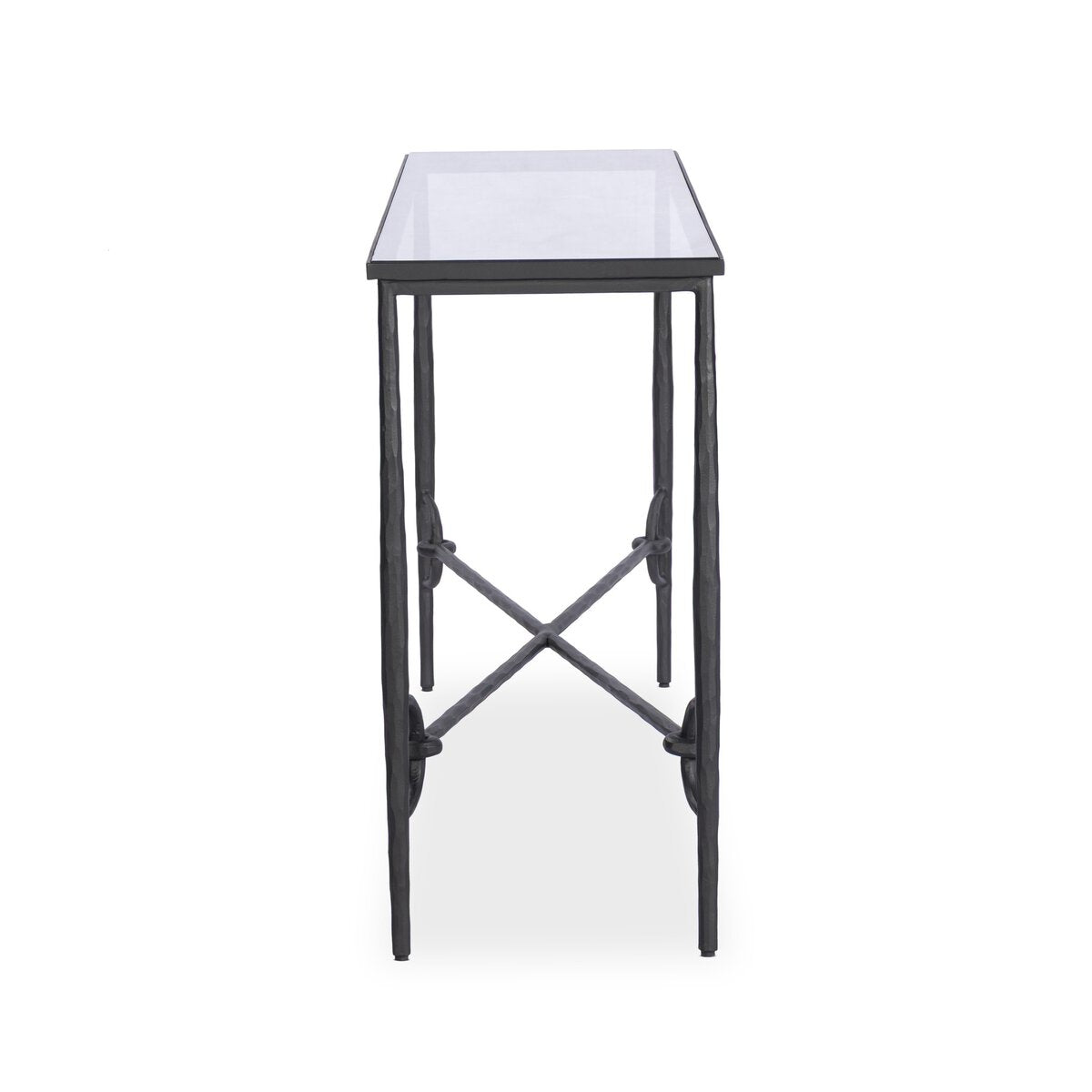 Iron & Glass Console - 70.00"w x 16.00"d x 32.00"h
