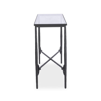Iron & Glass Console - 70.00"w x 16.00"d x 32.00"h