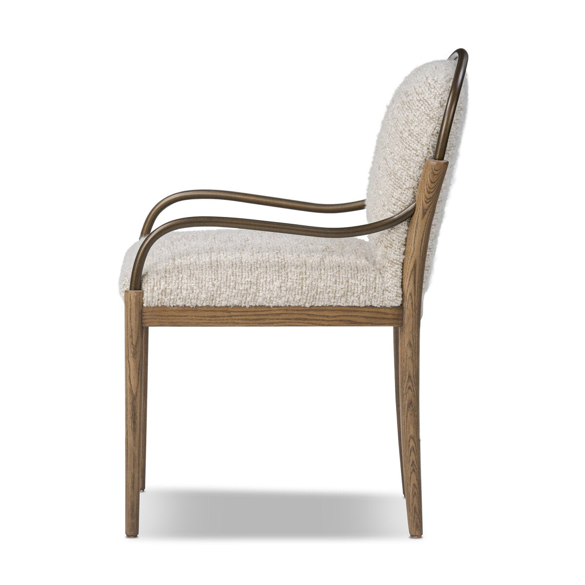Arched dining chair - 22.00"w x 24.50"d x 34.25"h