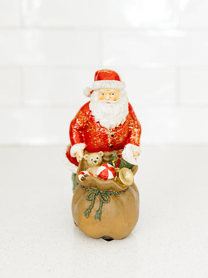 Glittered Resin Traditional Santa - 3 Styles