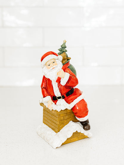 Glittered Resin Traditional Santa - 3 Styles