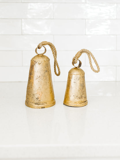 Rustic Gold Bell - 2 Sizes