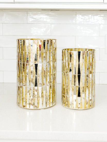 Glass Hurricane Vase - 2 Sizes