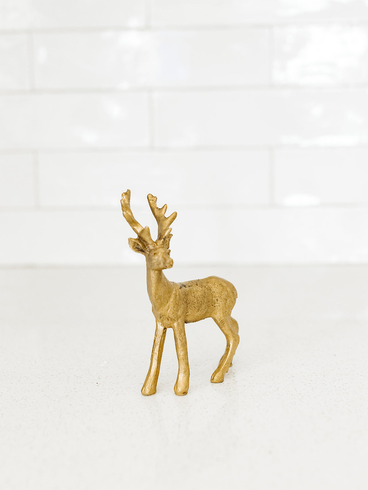 Gold Christmas Reindeer - 6"