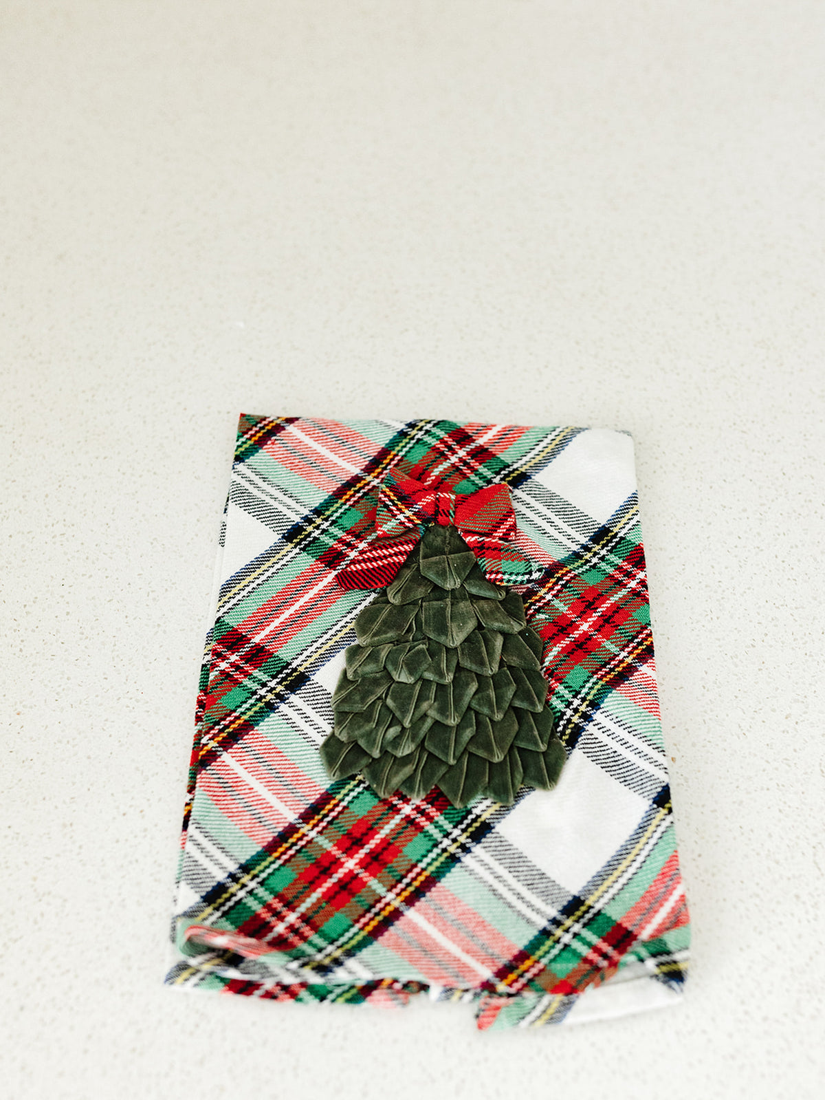 Velvet Icon Plaid Towel - 2 Styles