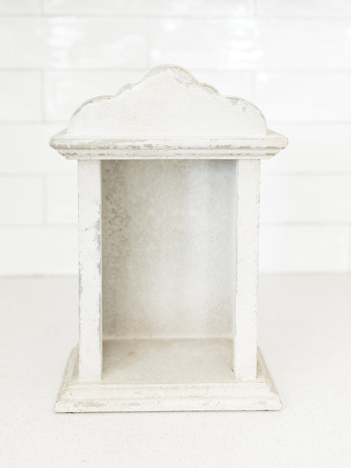 Antique Beige Nativity House - 11.75"