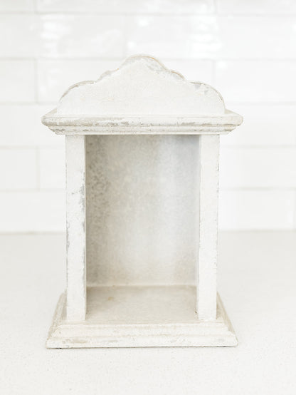 Antique Beige Nativity House - 11.75"