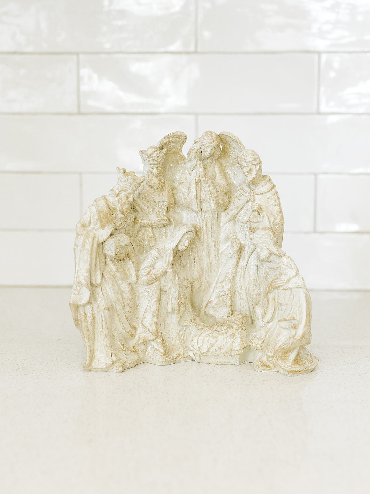 White Nativity - 9"