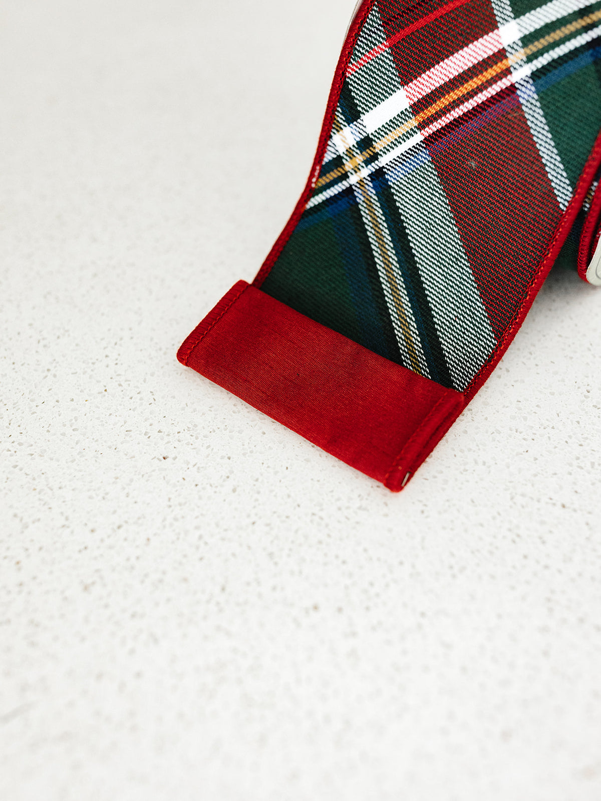 Red and Green Plaid Ribbon - 4"x 5yds.